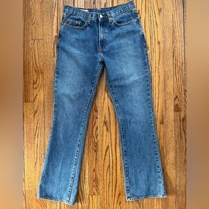 Red Engine Co Classic Blue Denim Straight Leg Jeans Sz.30 Med Wash Made in USA